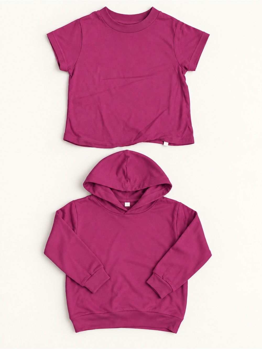 Baby Rosehip Hooded Sweatshirt & Tee - Jax & Lennon- 6-12 Months